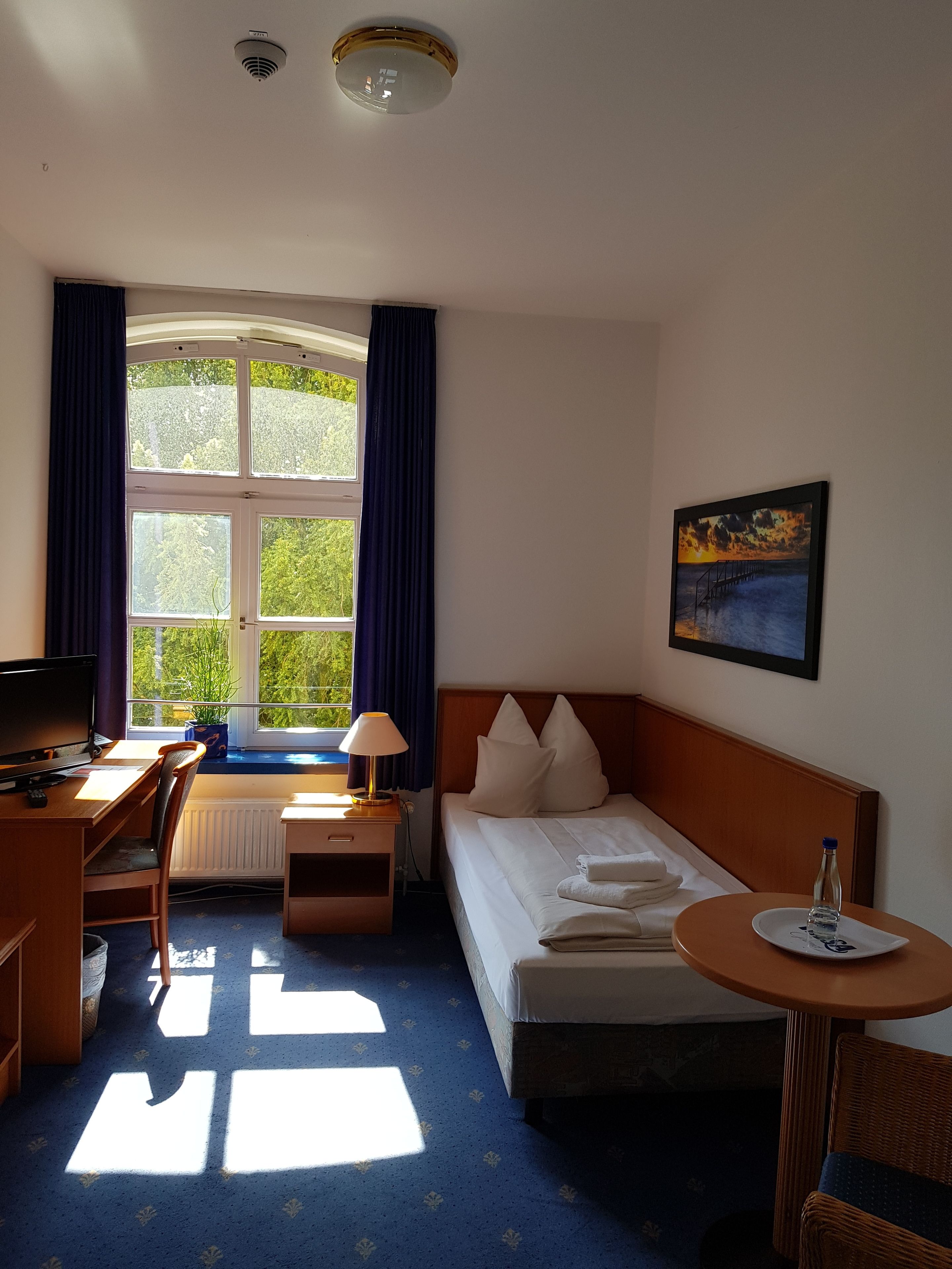 single room | desk, iron/ironing board, free wifi, bed sheets