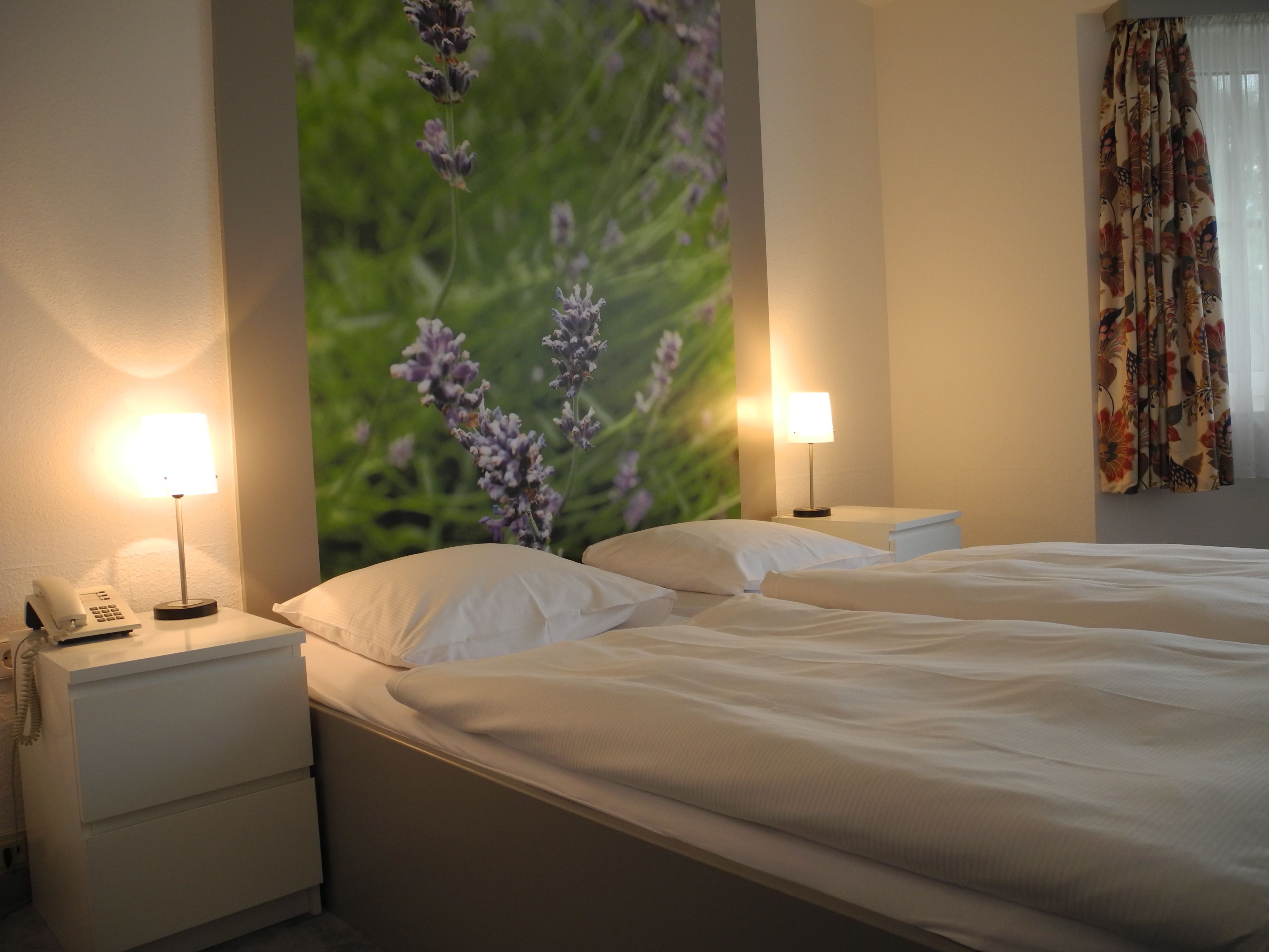 Allergikerbettwaren, Schreibtisch, Verdunkelungsvorhänge