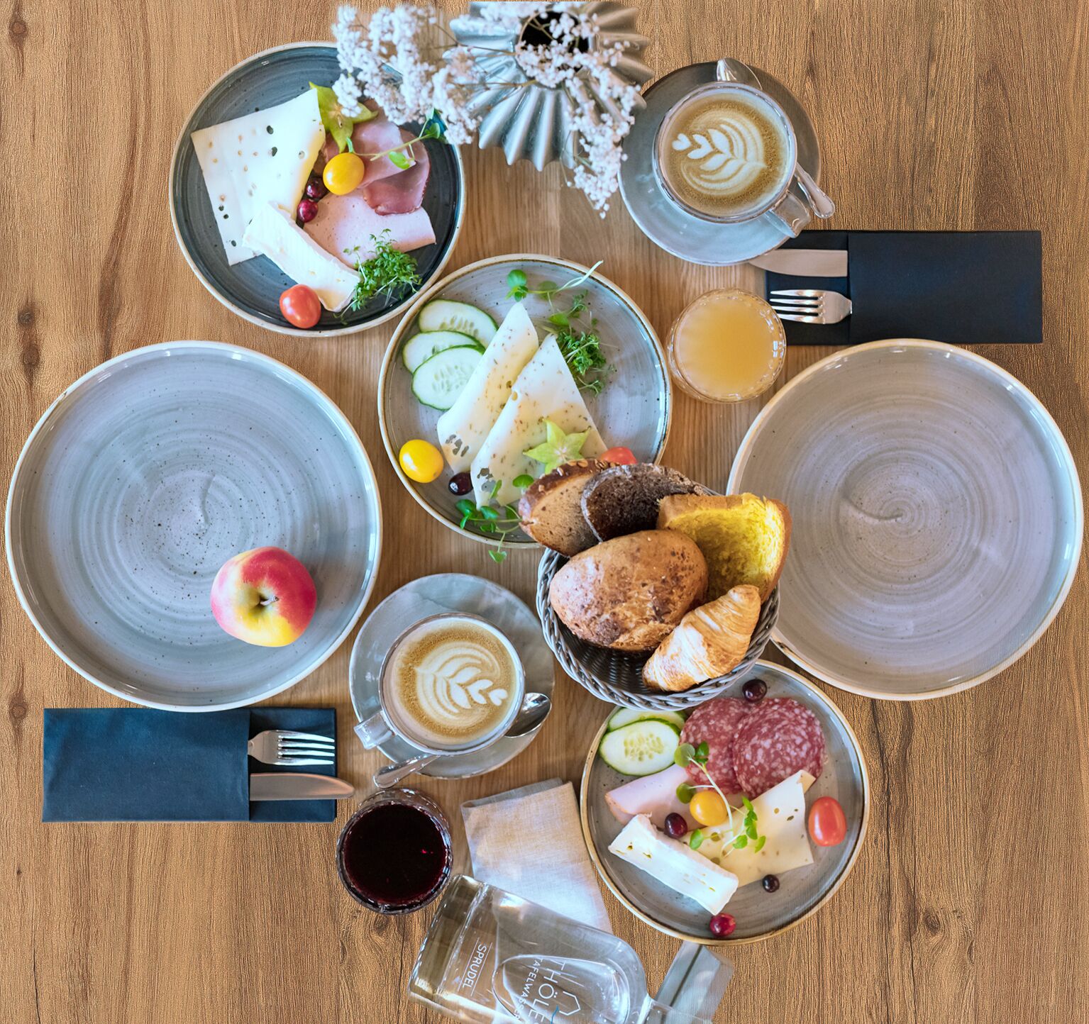 daily buffet breakfast (eur 10 per person)