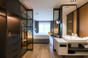 Comfort Double Room | Premium bedding, desk, laptop workspace, soundproofing