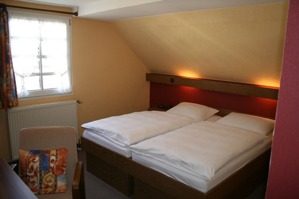 standard double room | hypo-allergenic bedding, down duvets, in-room safe, desk