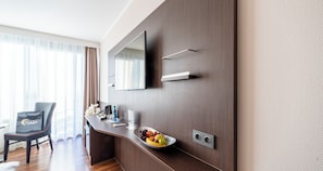 Ropa de cama hipoalergénica y minibar