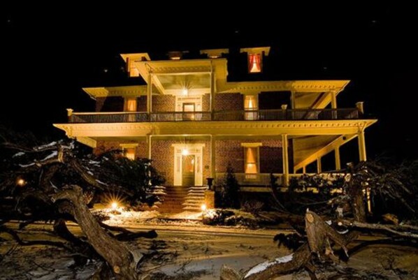 Front of property – evening/night