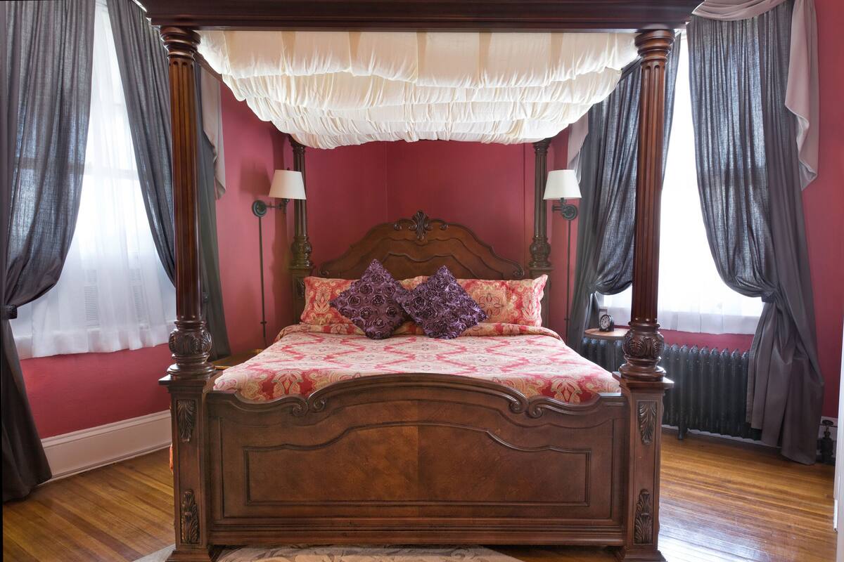 Premium bedding, individually decorated, individually furnished