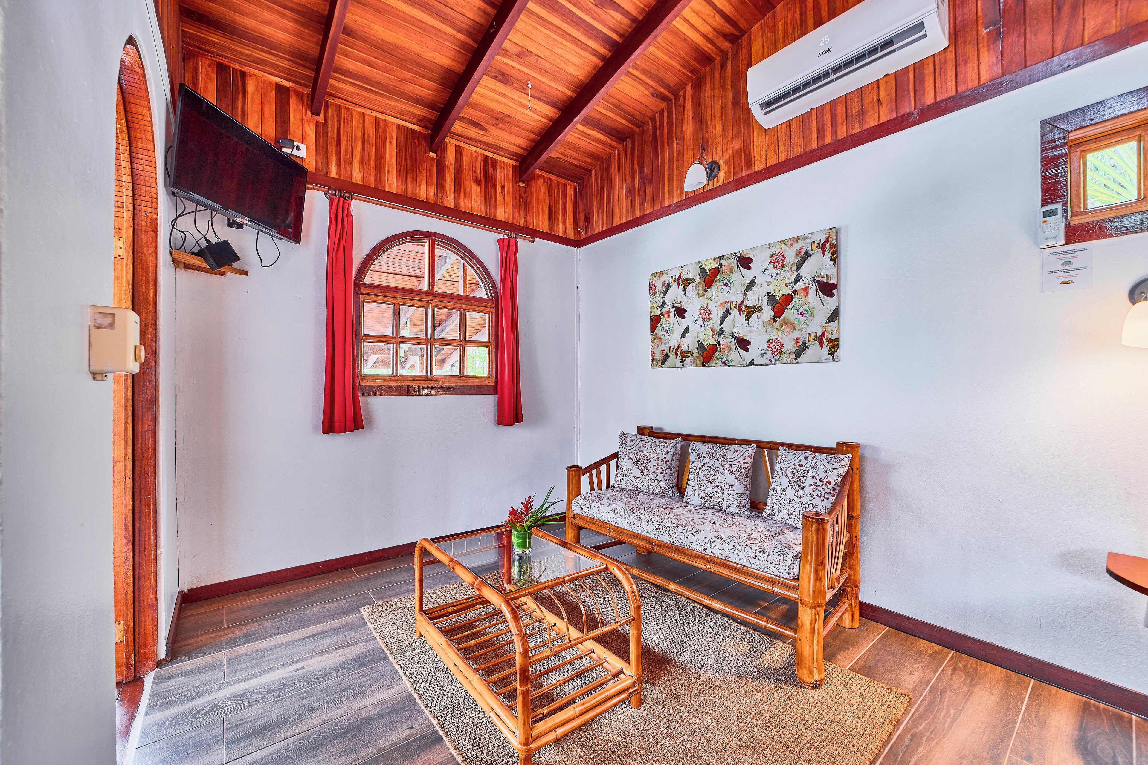 studio | living area | 32-inch tv with cable channels