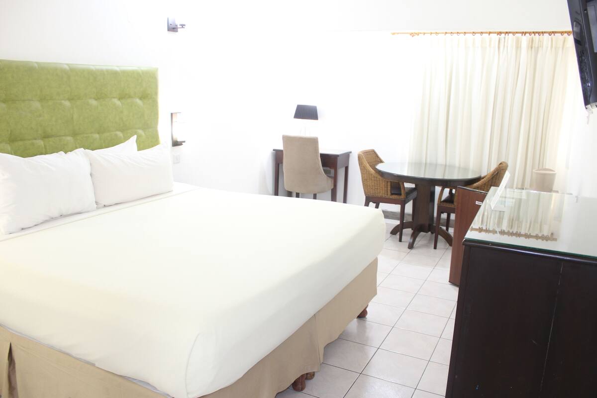 executive room, 1 king bed, non smoking | 1 bedroom, in-room safe, desk, laptop workspace