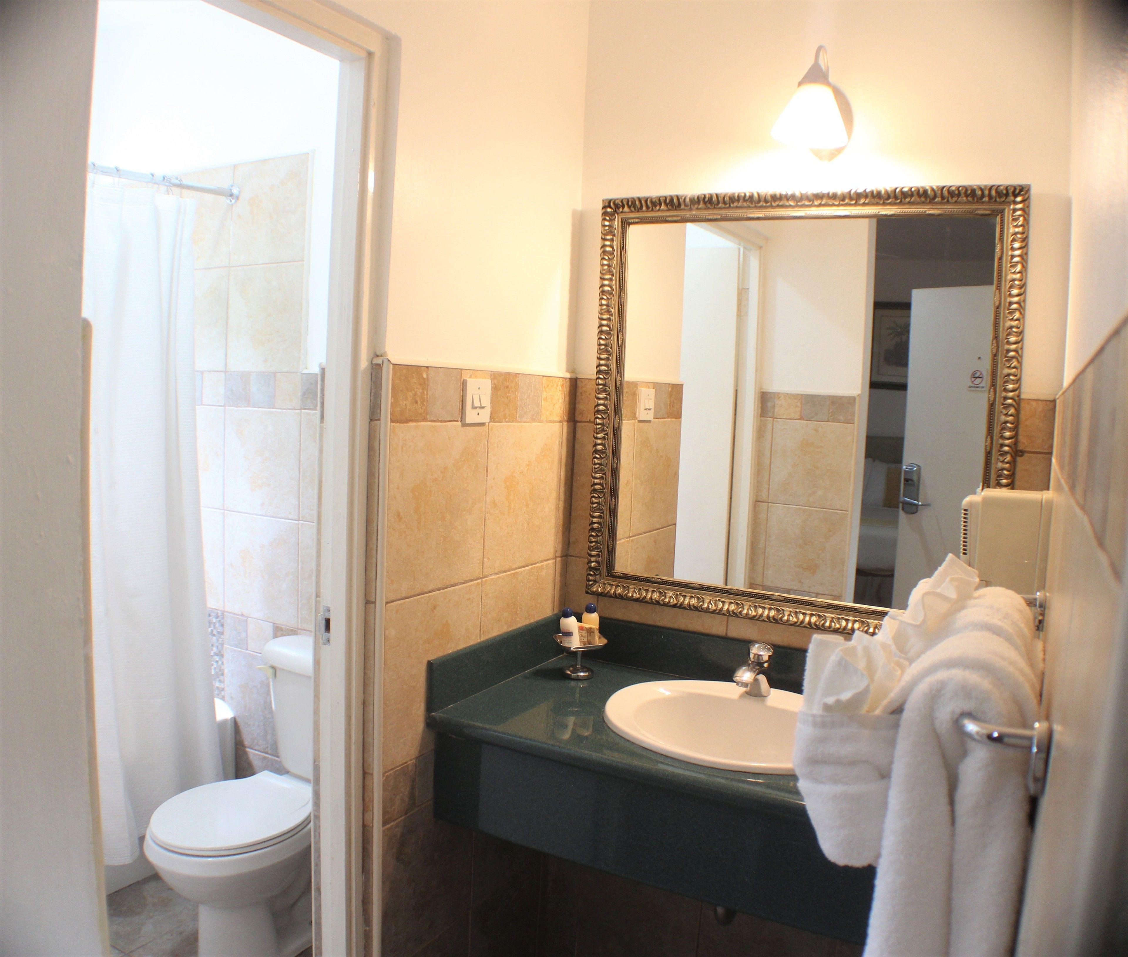 economy room, non smoking | bathroom | free toiletries, hair dryer, towels