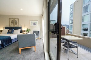Studio, 1 Queen Bed | Down comforters, desk, blackout drapes, soundproofing - U Residence Hotel, Signature Collection by BW (Wellington)