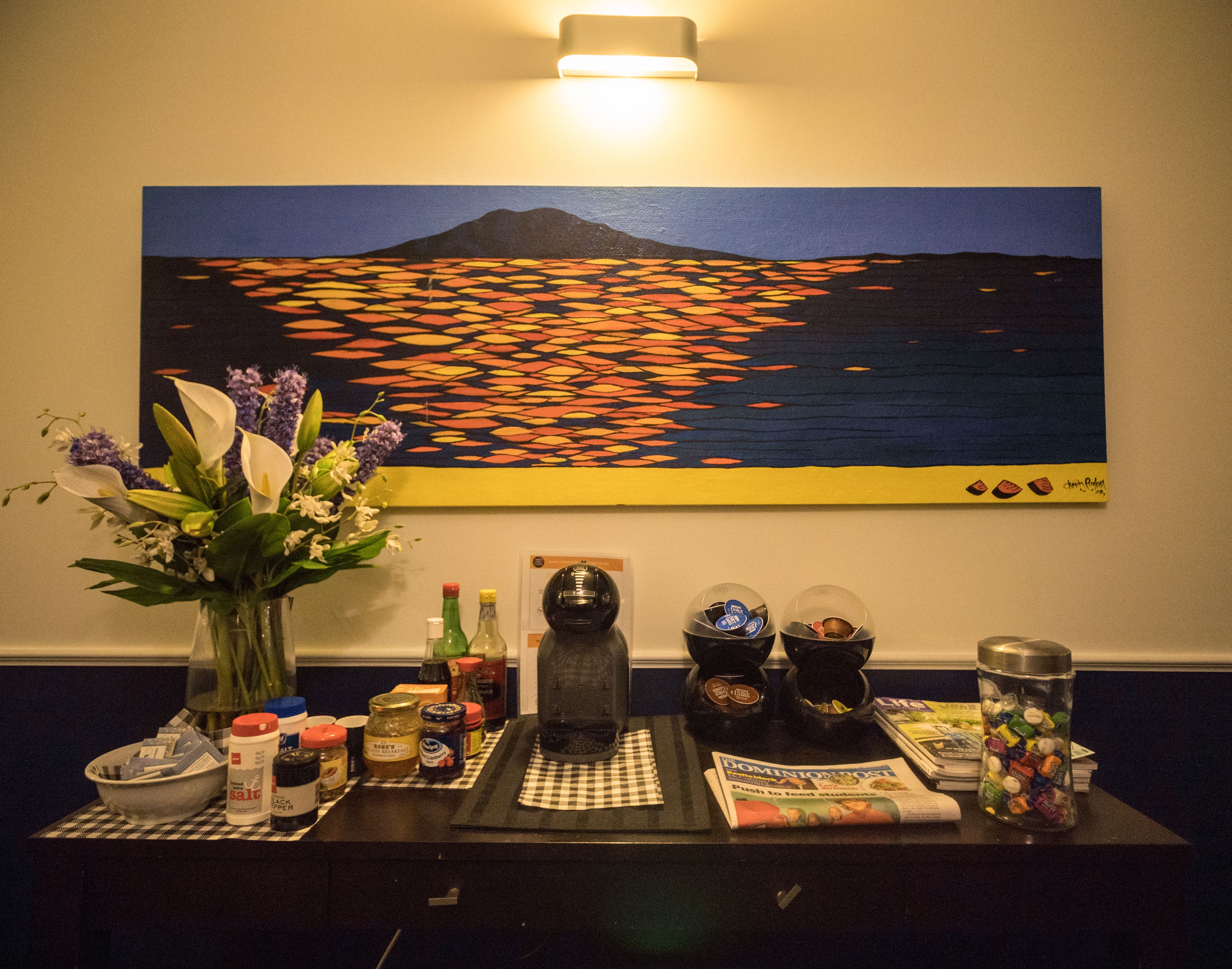 daily continental breakfast (nzd 20 per person)