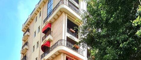 Front of property – evening/night