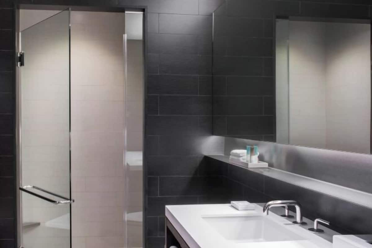 Free toiletries, hair dryer, towels, soap