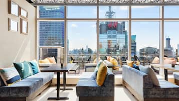 Rooftop bar, alfresco dining, open daily