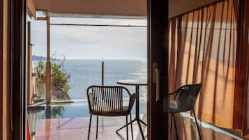 Camera Deluxe, vista mare (Free Spa) | Terrazza/patio
