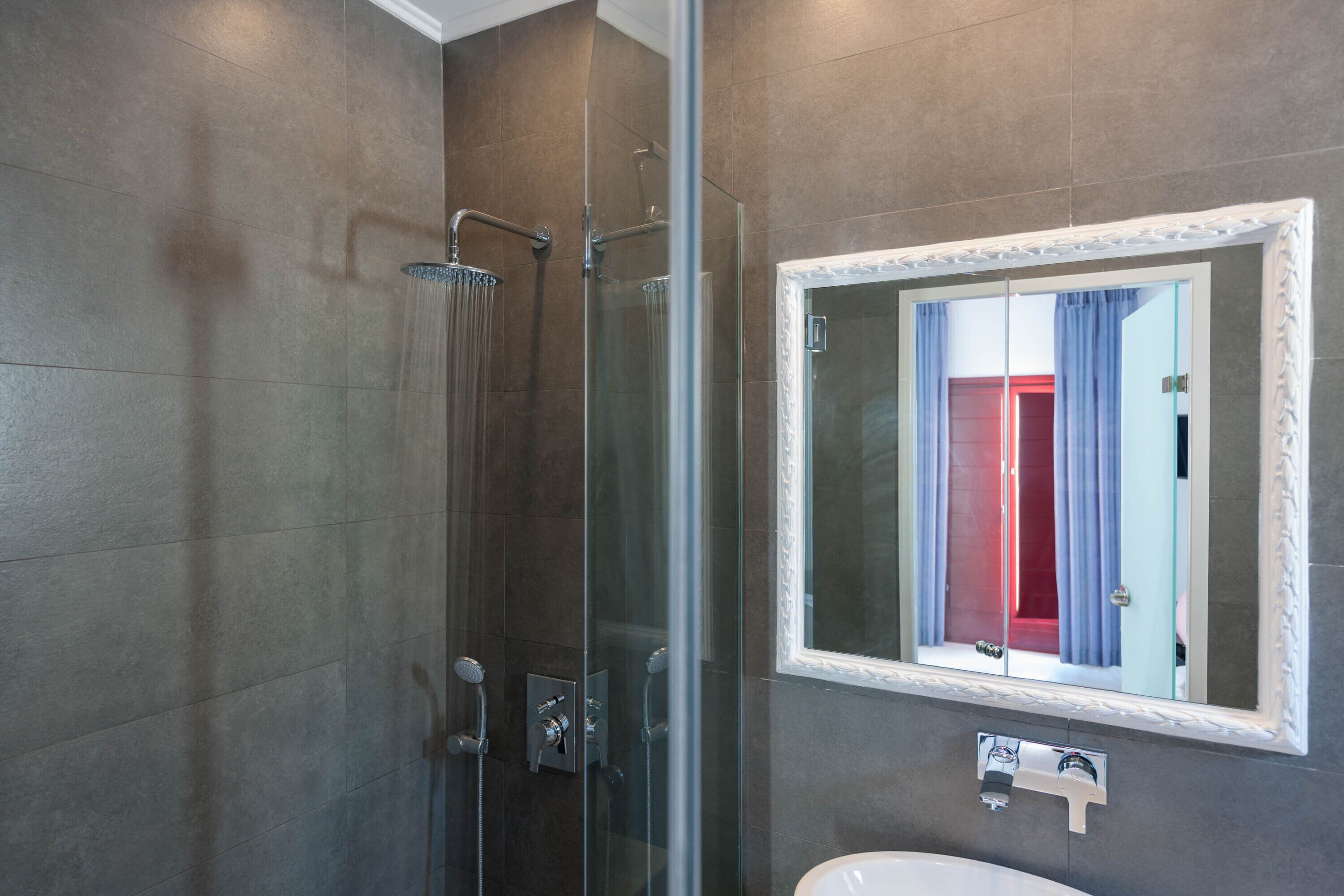 free toiletries, hair dryer, bathrobes, slippers