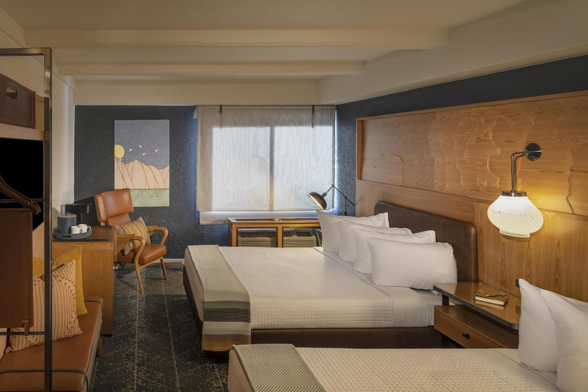 Room, 2 Queen Beds | 1 bedroom, pillow-top beds, laptop workspace, blackout curtains