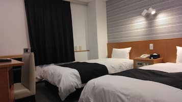 Desk, blackout curtains, iron/ironing board, free WiFi