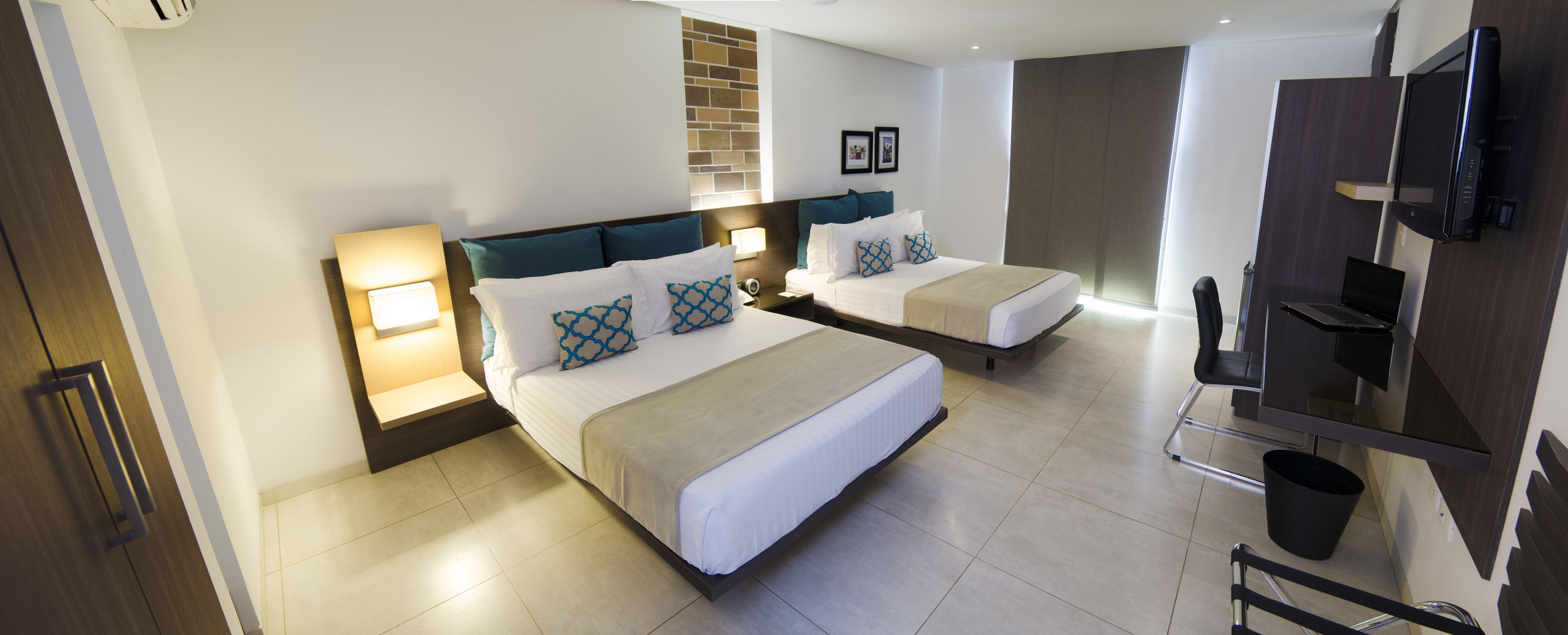 junior suite, 2 double beds | 1 bedroom, minibar, in-room safe, desk