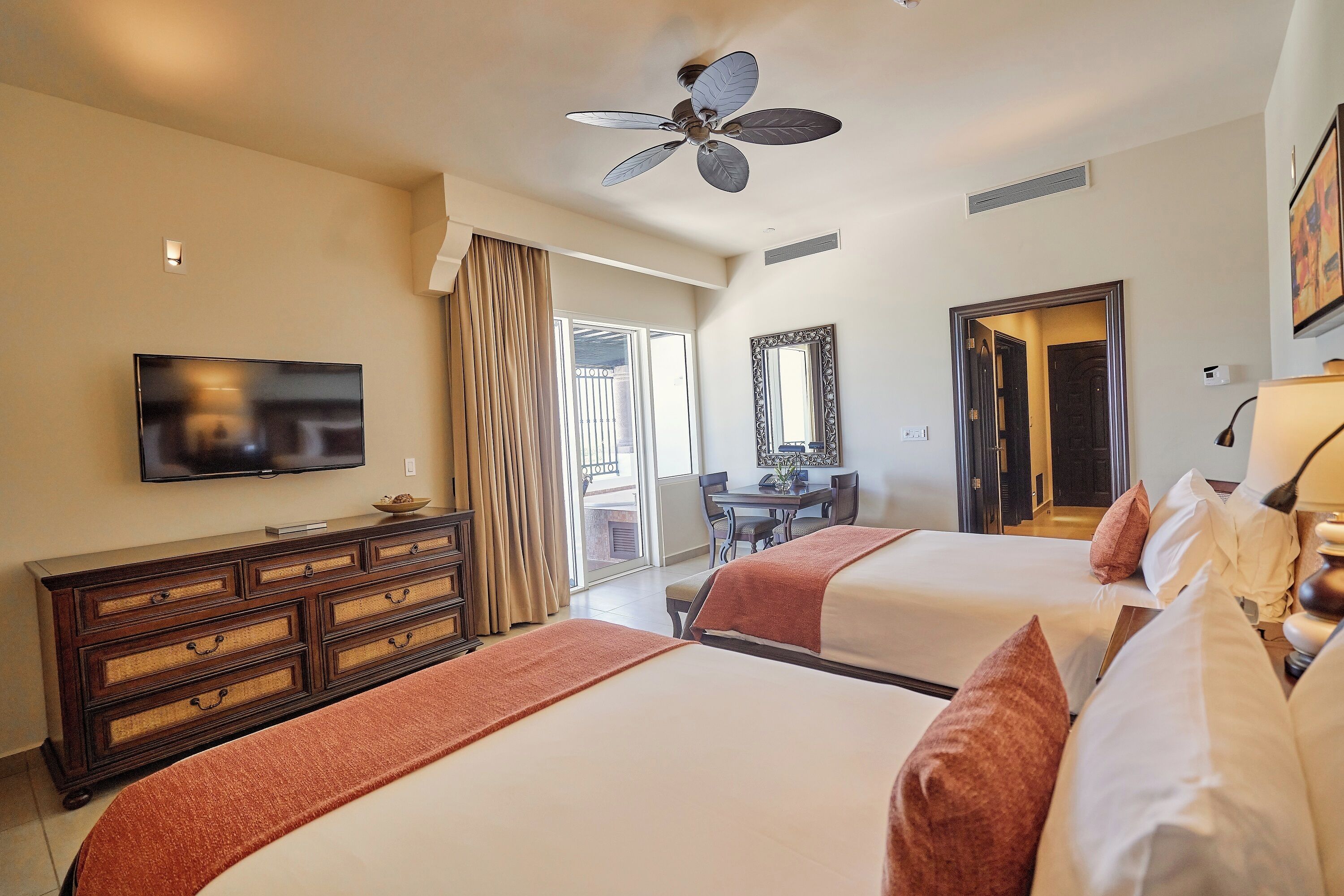 Premium bedding, minibar, in-room safe, desk