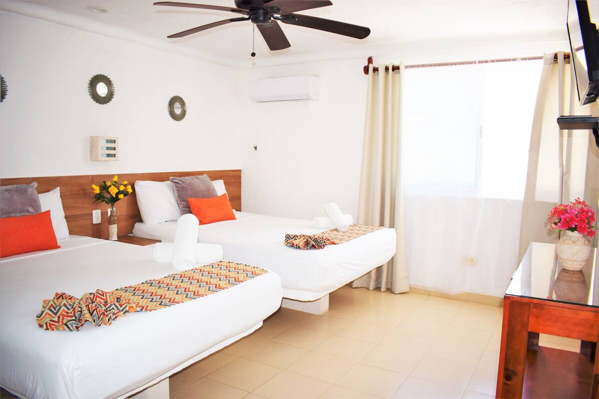 Suite Premium, 1 habitación, vista al mar, frente al océano | Caja de seguridad en la habitación, wifi gratis y ropa de cama 