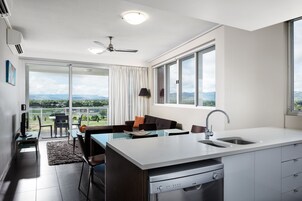 Apartment, 2 Bedrooms | Living area | 40-inch flat-screen TV with digital channels