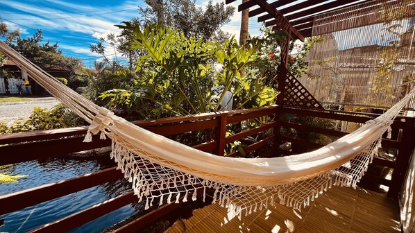 Ground Floor, Standard Triple Room, 3 Twin Beds | Terrace/patio - Pousada Iandê (Ipojuca)