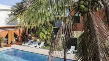 2 outdoor pools, pool umbrellas, sun loungers