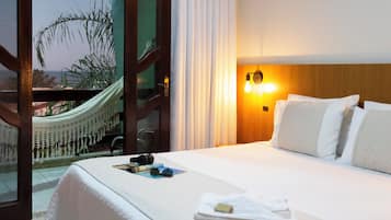 Minibar, wifi gratis y ropa de cama