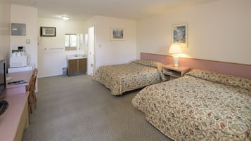 Standard Room, 2 Double Beds | Blackout curtains, free cots/infant beds, free WiFi