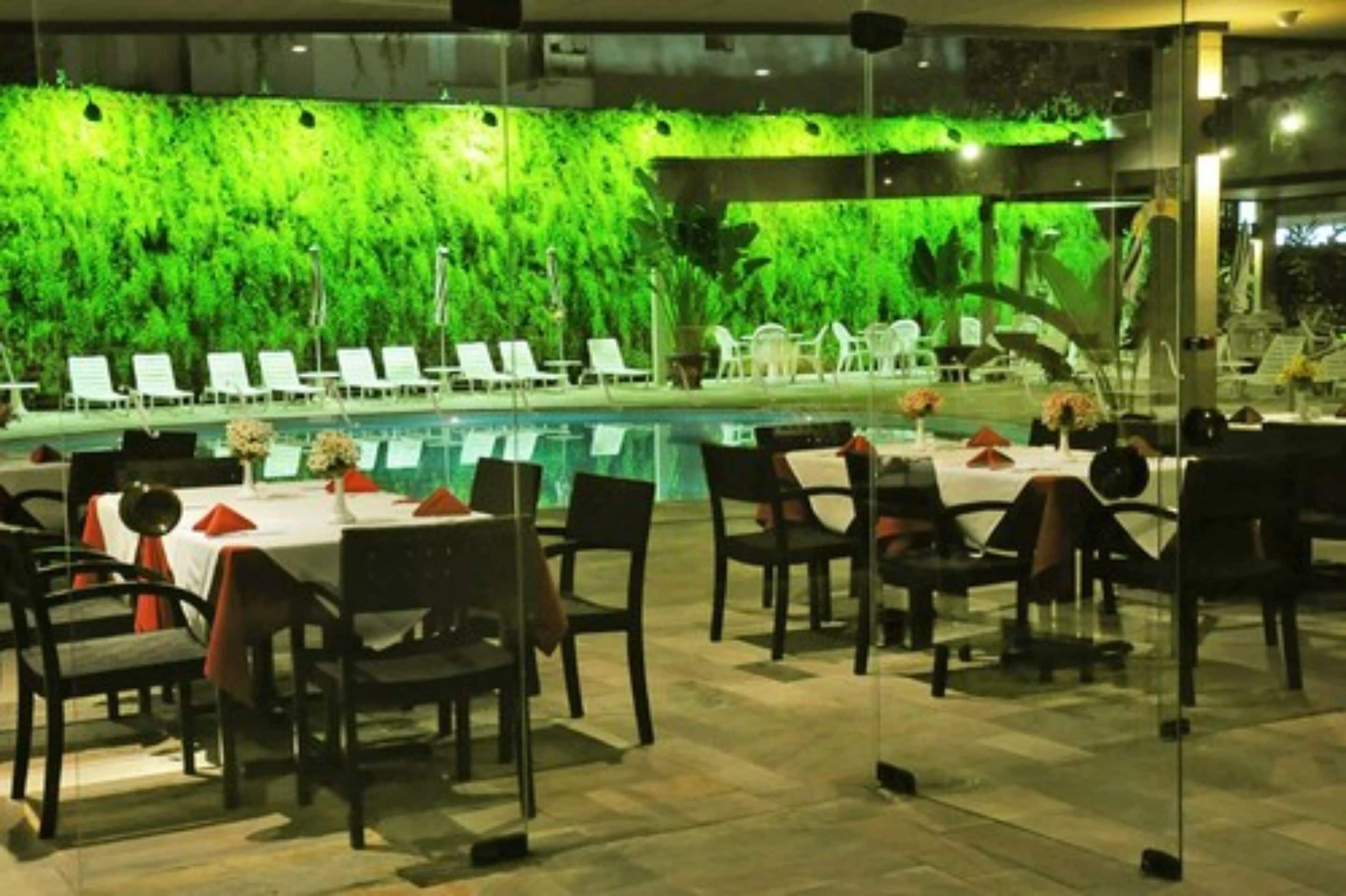 Breakfast, lunch, dinner served; Brazilian cuisine, pool views 