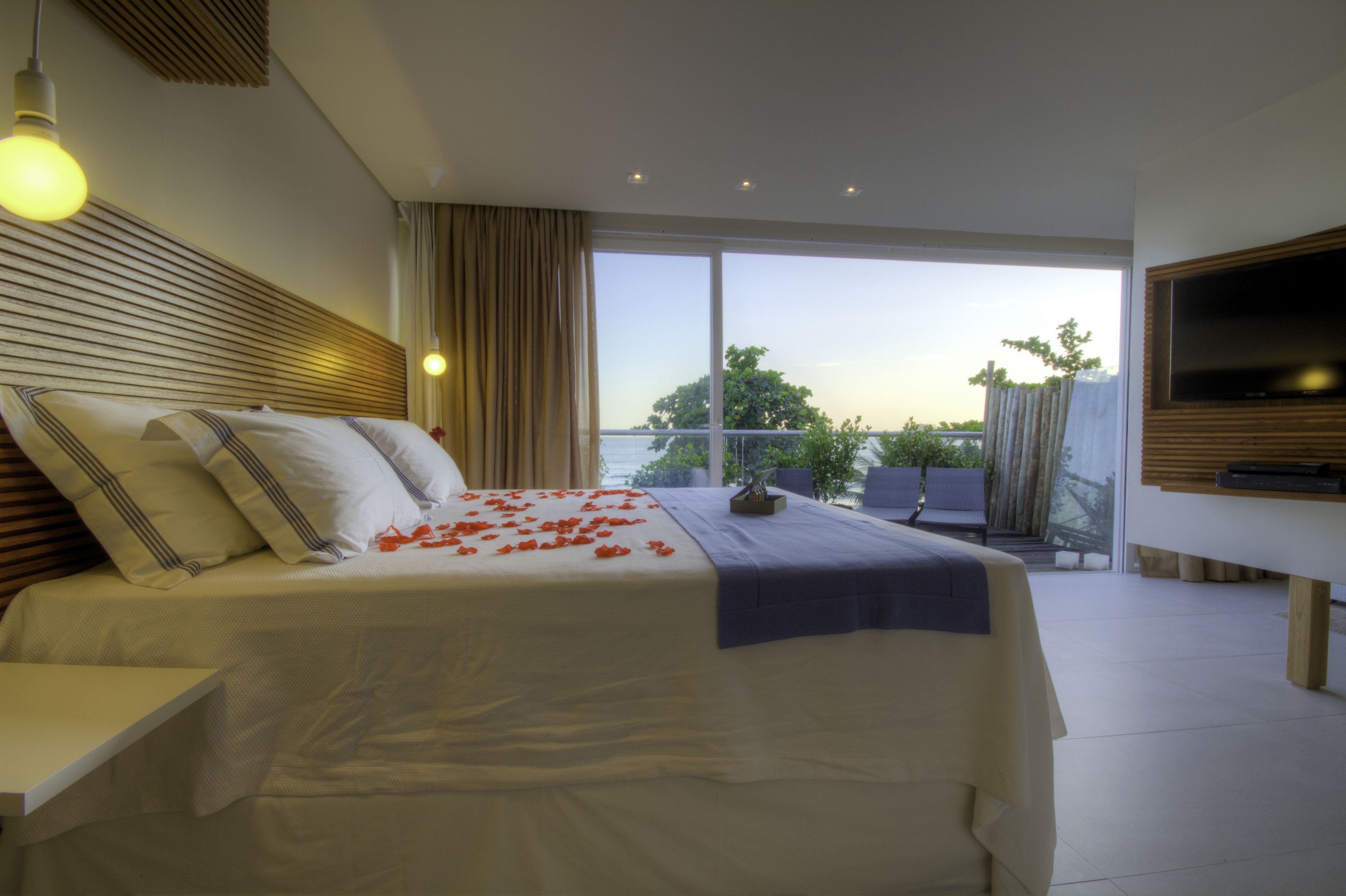 1 quarto, frigobar, cofres nos quartos, individualmente decorados