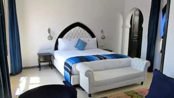 Junior suite | 1 slaapkamer, lakens van Egyptisch katoen, luxe beddengoed, donsdekens