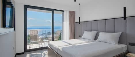 Superior-Zweibettzimmer, Balkon, Meerblick