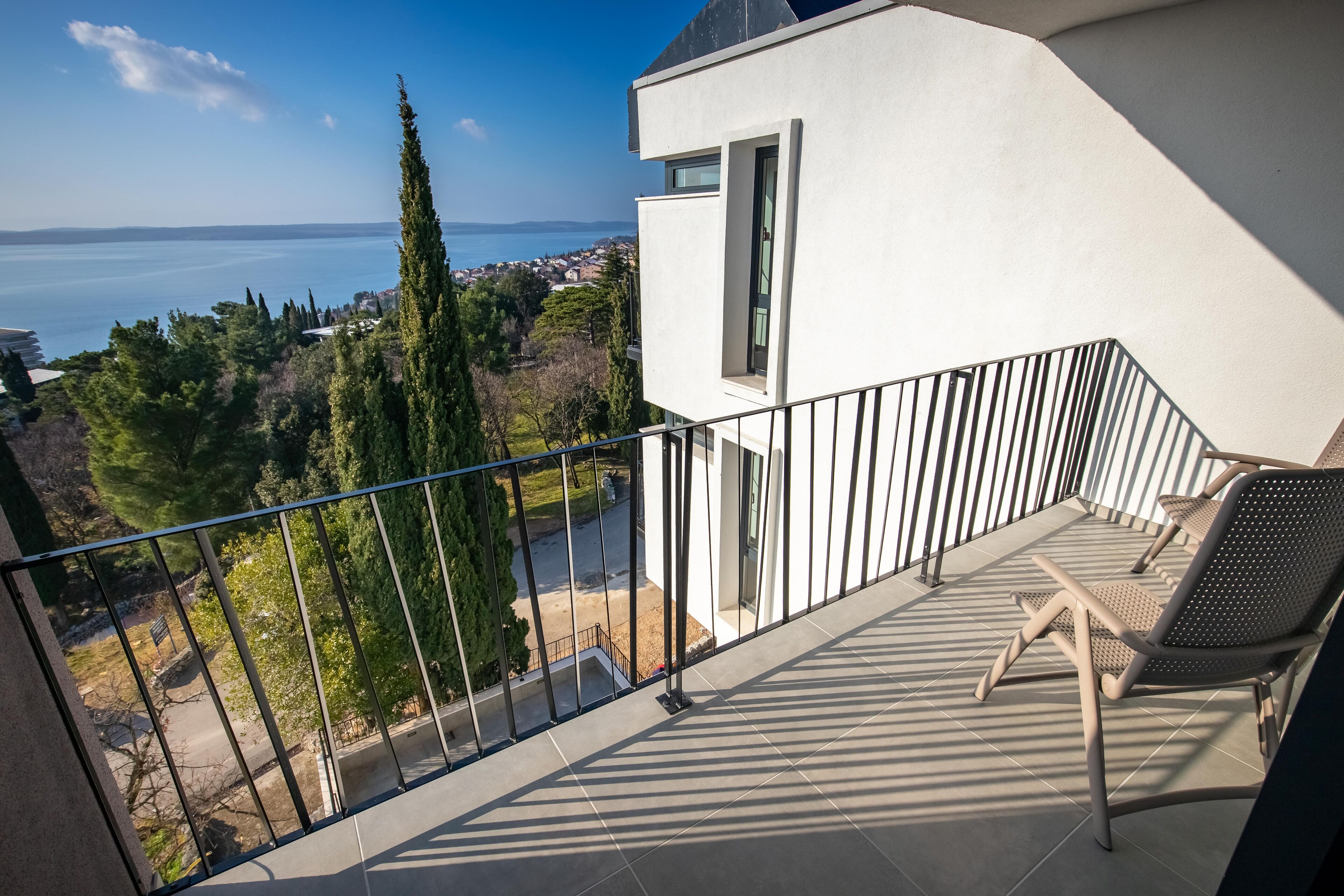 Camera Superior con 2 letti singoli, balcone, vista mare | Vista balcone
