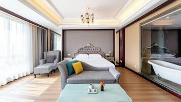 Minibar, in-room safe, alarm clocks