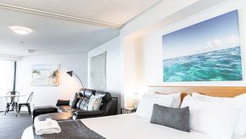 Appartement Exécutif | Fer et planche à repasser, Wi-Fi gratuit, draps fournis