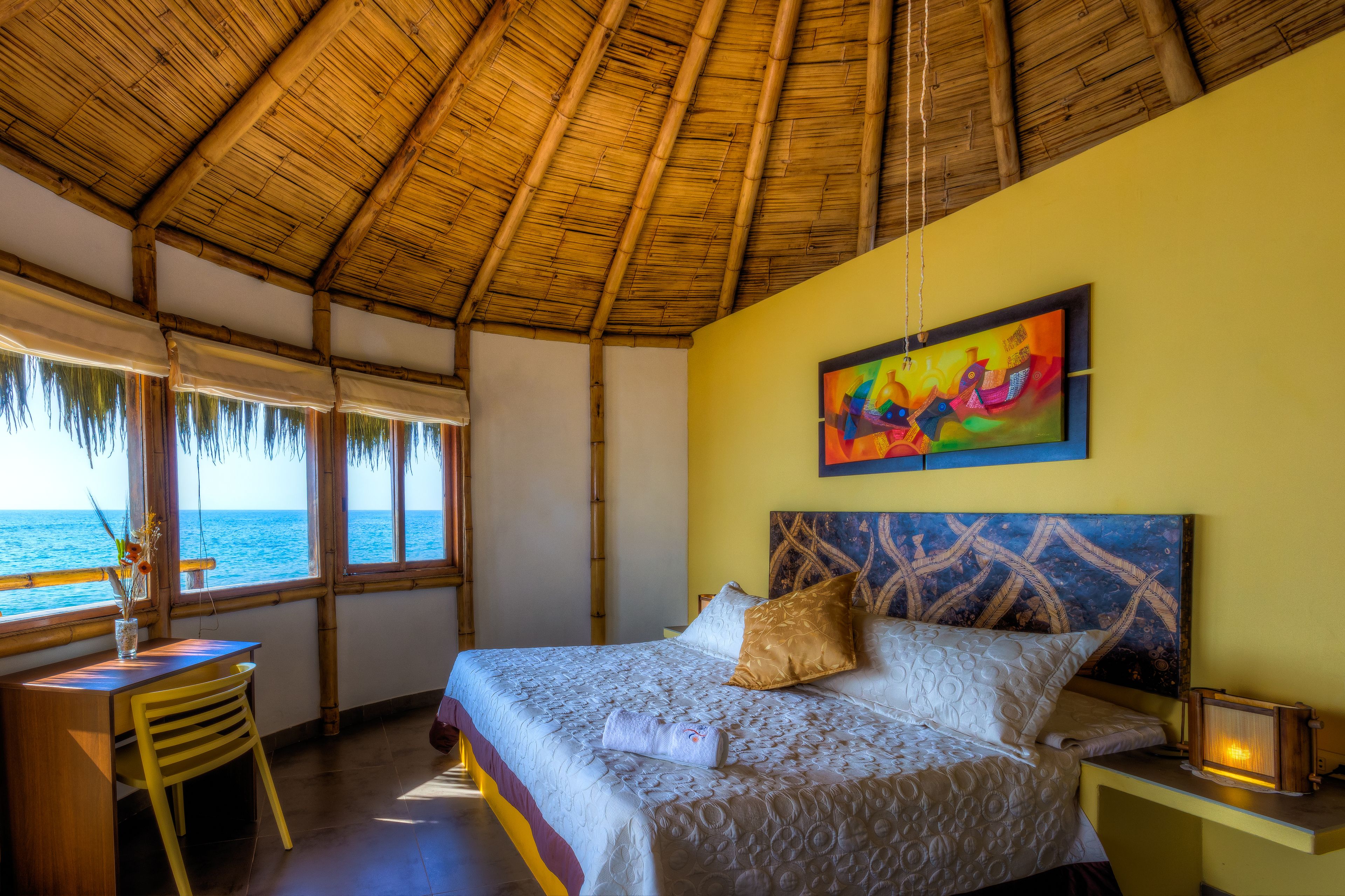 junior suite, 1 king bed, sea view | 1 bedroom, premium bedding, down duvets, select comfort beds