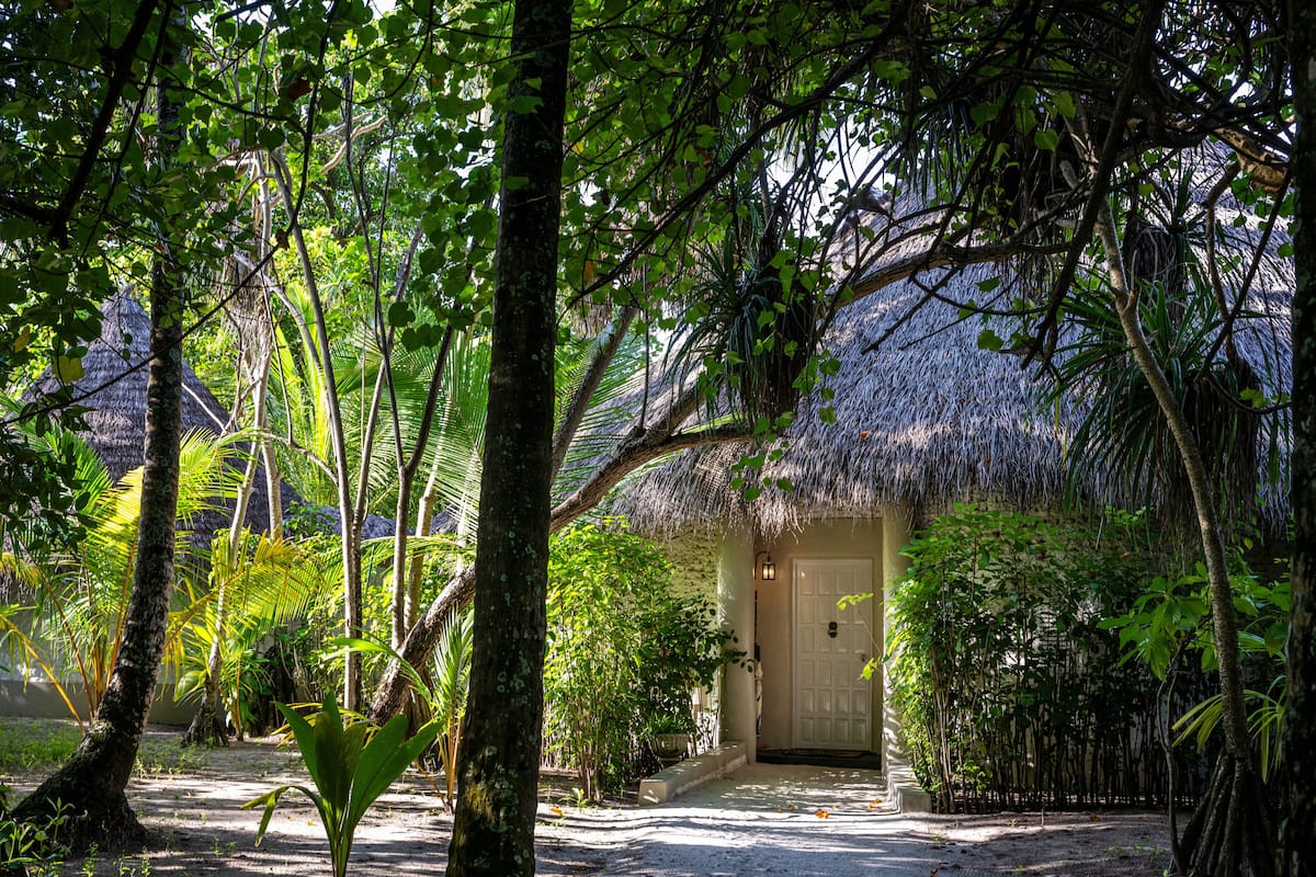 deluxe beach villa with private beach | 1 bedroom, minibar, in-room safe, desk