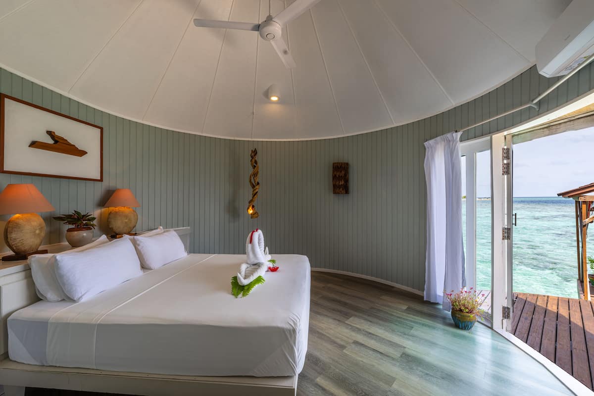 Overwater Villa | 1 soveværelse, minibar, pengeskab på værelset, skrivebord