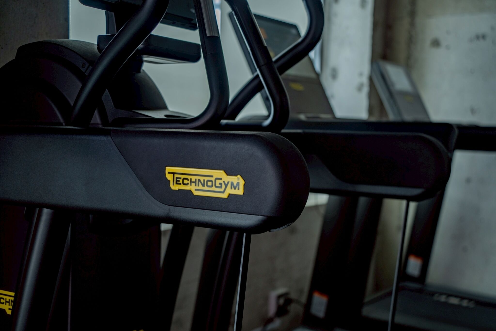 A piece of exercise equipment with a visible brand name.