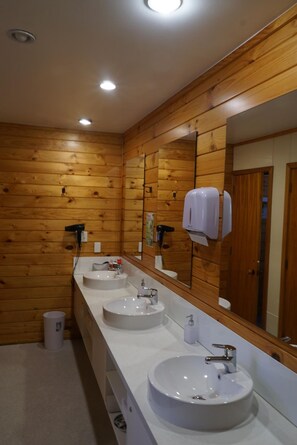 淋浴设施、吹风机、毛巾