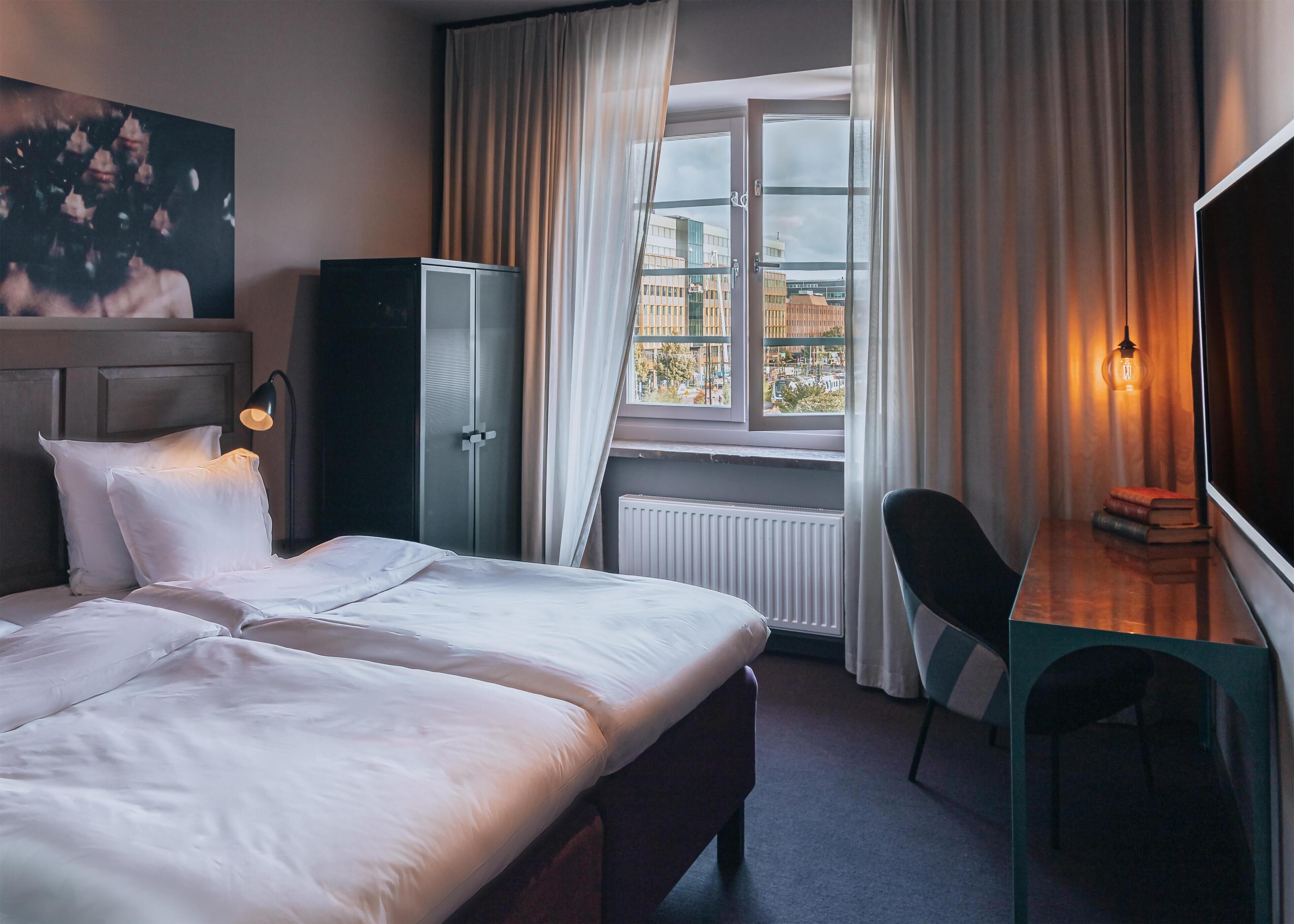 Twin Room, 2 Twin Beds | Premium bedding, in-room safe, individually decorated, blackout drapes