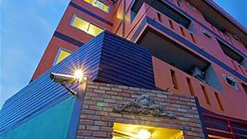 Front of property – evening/night