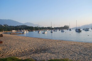 Na praia 