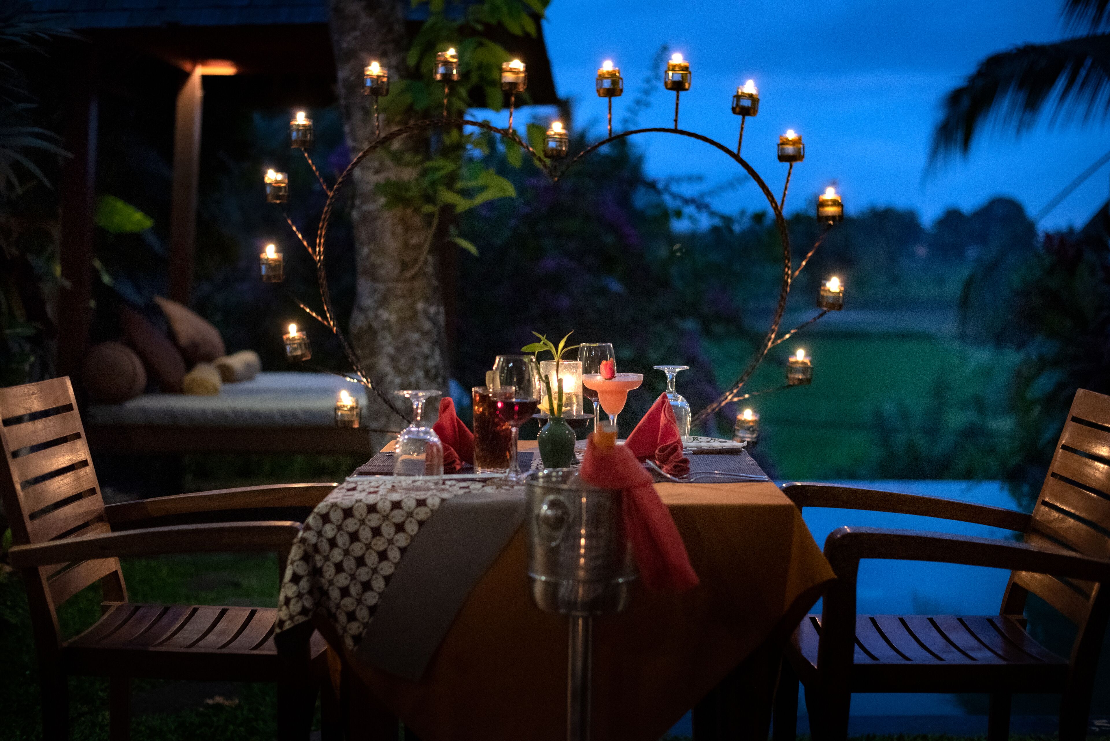 villa, 1 bedroom, private pool (rice field view) | 1 bedroom, minibar, in-room safe, desk