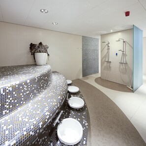 Soins corporels, massages aux pierres chaudes