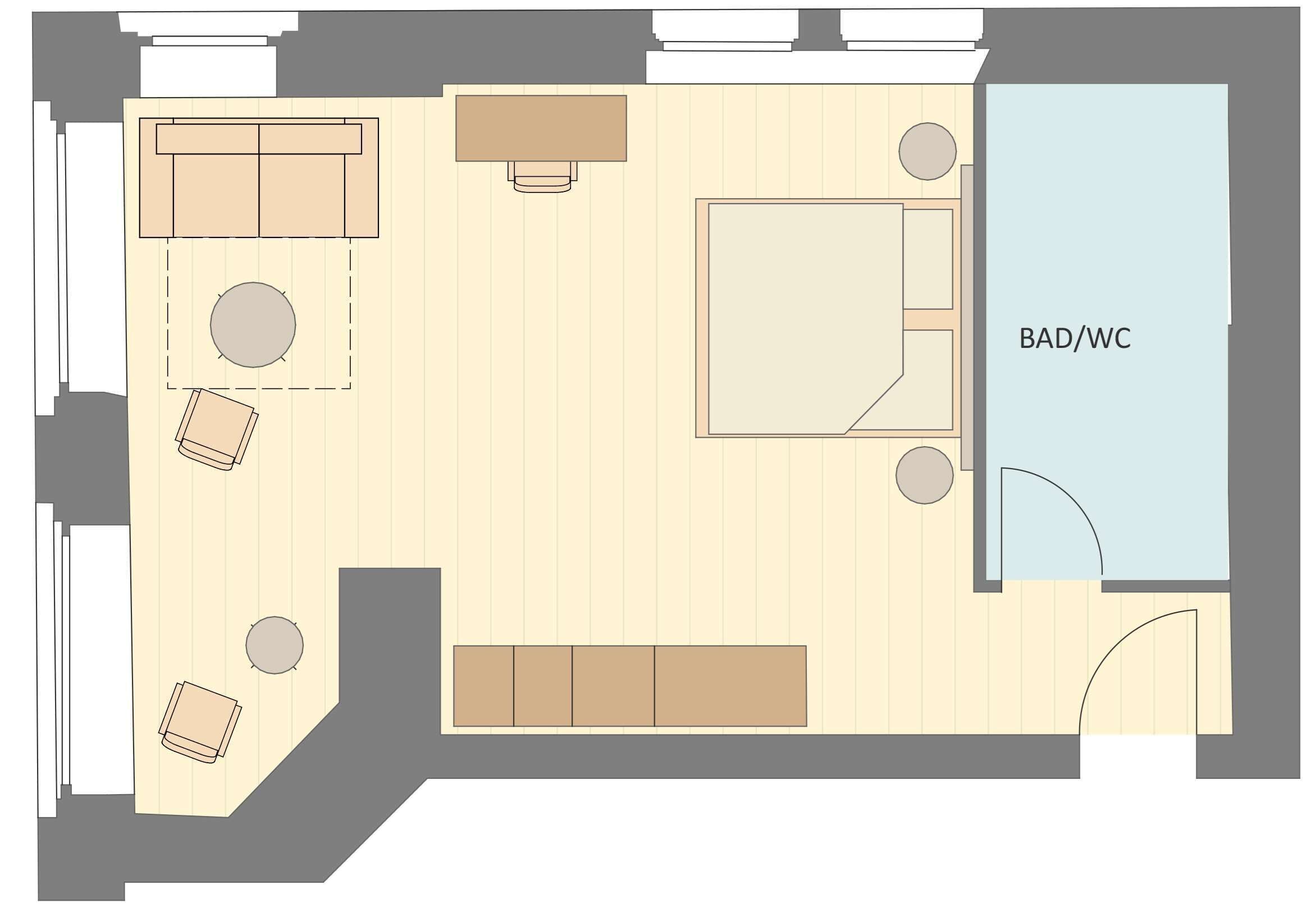 family room (villa) | hypo-allergenic bedding, down duvets, minibar, in-room safe