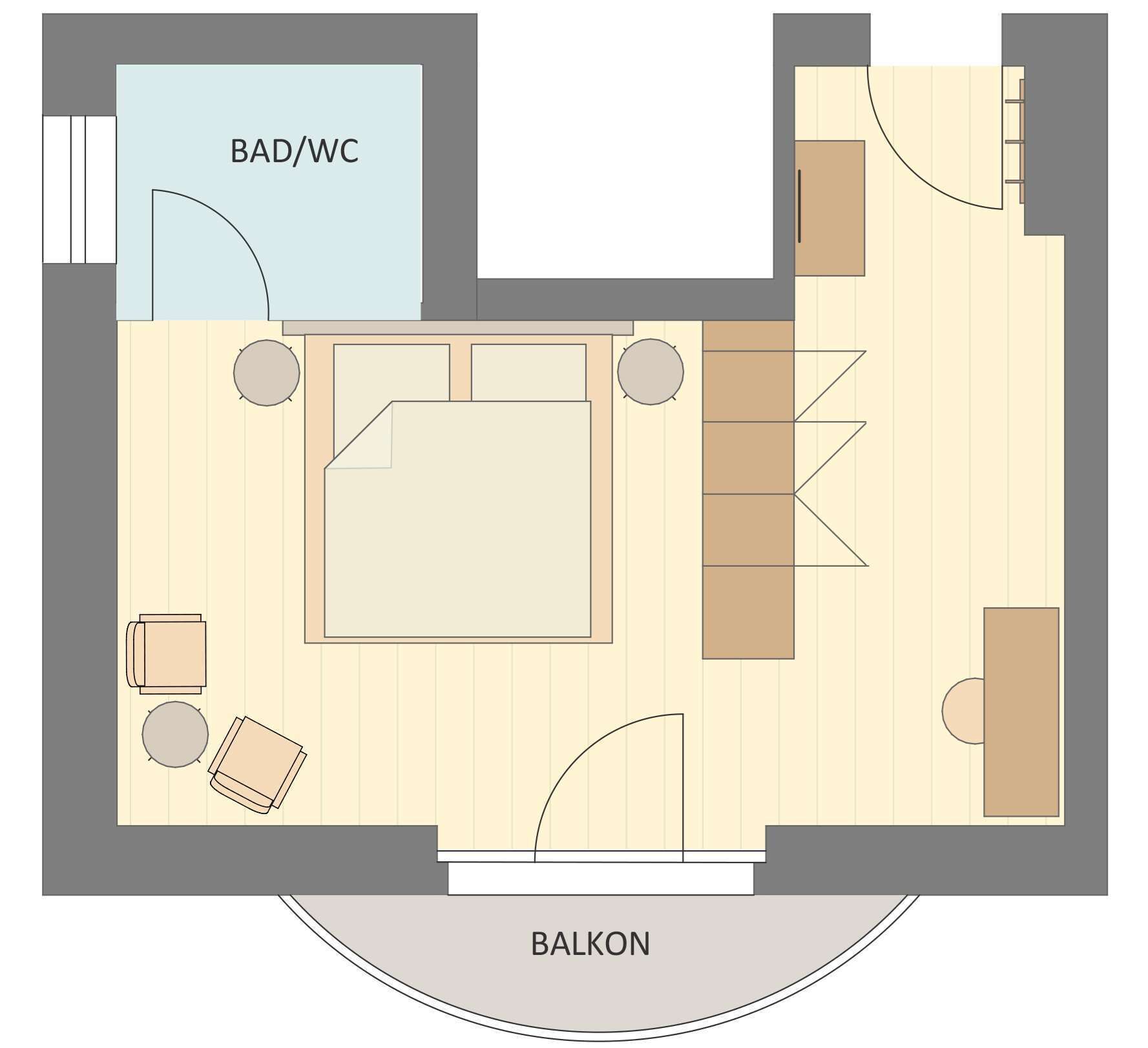 superior double room (villa) | hypo-allergenic bedding, down duvets, minibar, in-room safe