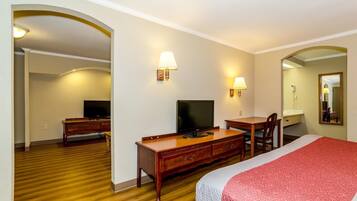 Desk, iron/ironing board, cots/infant beds, rollaway beds