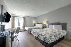 Desk, iron/ironing board, cribs/infant beds, rollaway beds