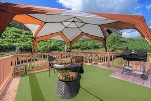 Blick von der Unterkunft